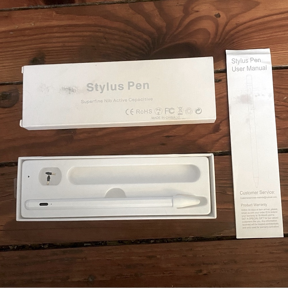 Active Stylus Pen White Superfine NIB Active Capcitive